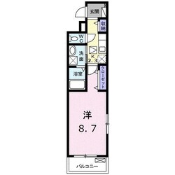 レイル　ヤード　中山　Ⅱの物件間取画像